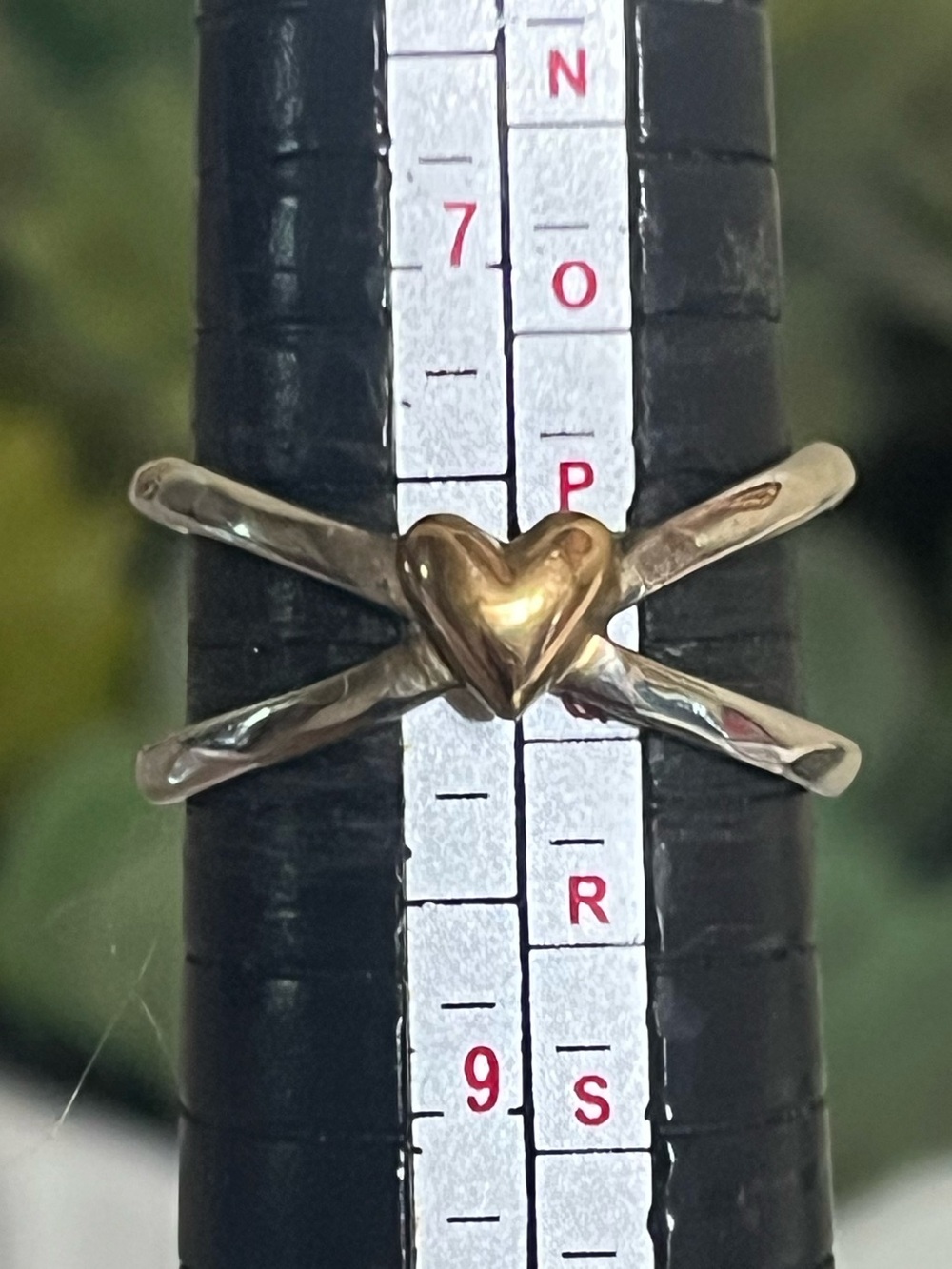James Avery Sterling Cross Your Heart Ring